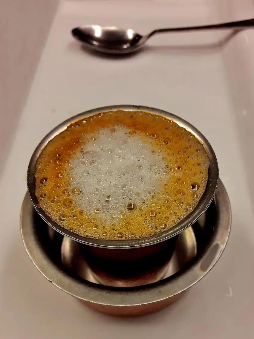 Filter kaapi Sangeetha Chennai