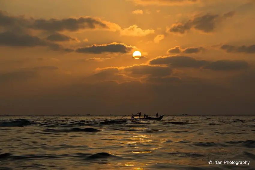 Marina Beach Chennai sunrise